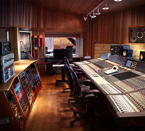 ICP studio B control room in 2003